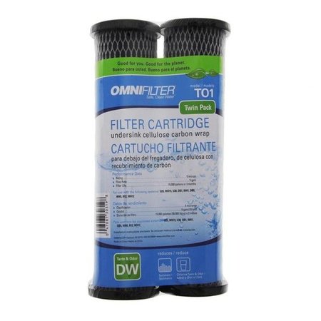 COMMERCIAL WATER DISTRIBUTING Commercial Water Distributing OMNIFILTER-TO1DS Whole House Replacement Filter Cartridge - Pack of 2 OMNIFILTER-TO1DS